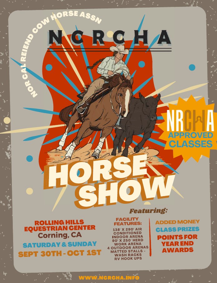 September-October cow horse show flyer