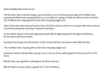 Ranchers Class Rules screenshot